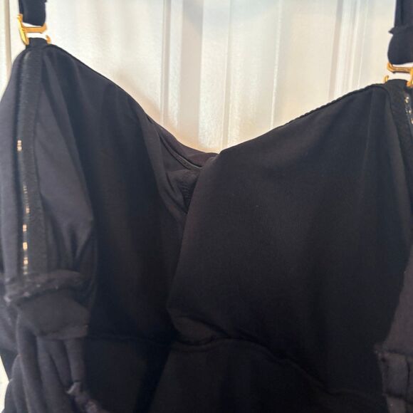 Leonisa Black Macrame Detail Back One Piece Swimsuit Size XS - Picture 8 of 9